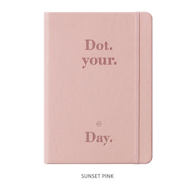 Sunset pink - After The Rain 2022 Dot Your Day Dated Weekly Diary Planner