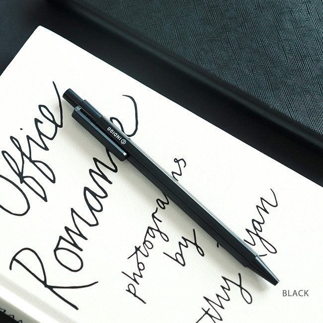 Black - Indigo Prism 0.5 mm retractable black ink ballpoint pen