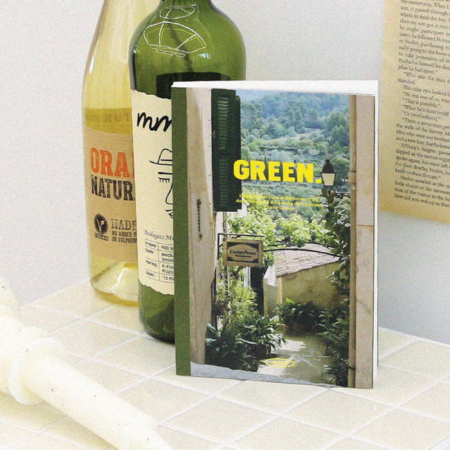 Green - Wanna This Street Dateless Weekly Diary Journal