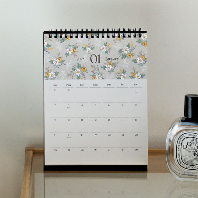 Dailylike 2022 Rendezvous Monthly Standing Desk Calendar