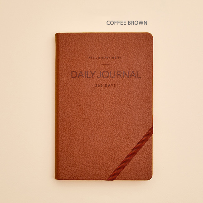 Coffee Brown - Ardium 2022 365 Days Medium Dated Daily Journal Diary