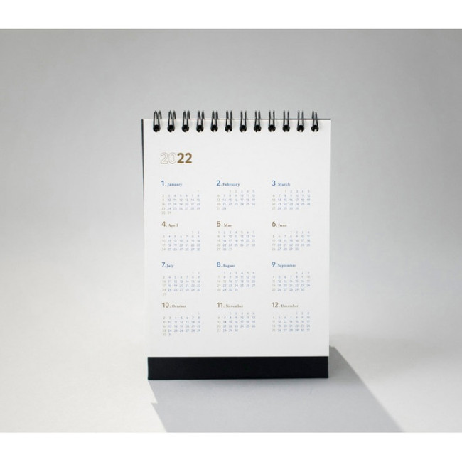 2022 small simple monthly desk calendar