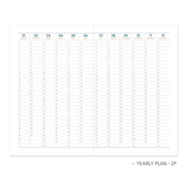 Yearly plan - Indigo 2022 The Basic A5 Dated Weekly Diary Planner