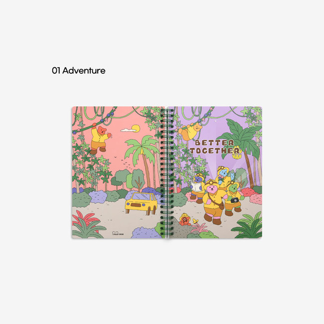 Adventure - Dailylike Jelly Bear A5 Wire Bound Notebook