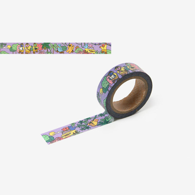 Dailylike Jelly Bear Adventure Washi Paper Masking Tape