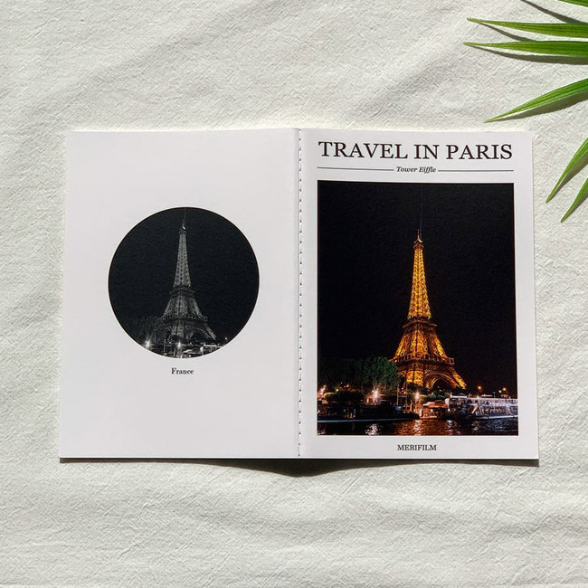 Paris - Meri Film Travel Blank Notebook