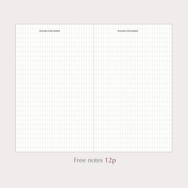 Free note - PAPERIAN The Scenery Dateless Weekly Diary Journal