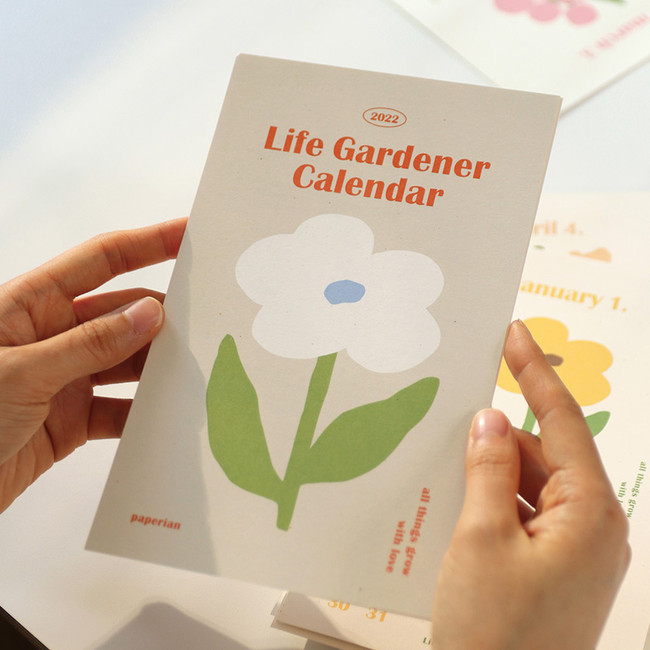 Cover - Paperian 2022 Life Gardener B6 Monthly Calendar Sheets