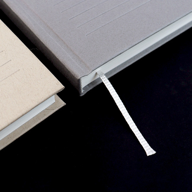 Ribbon bookmark - Indigo Storage B6 Hardcover Lined Notebook