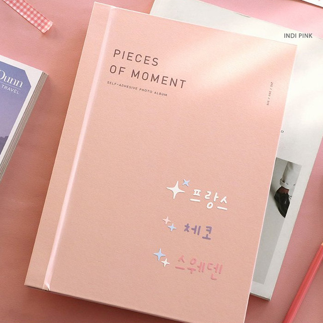 Indi Pink - ICONIC Lettering Pieces of Moment Self Adhesive Photo Album