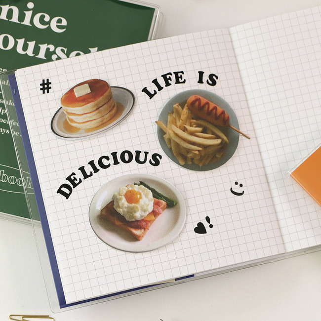 Grid note - Paperian Be Nice To Yourself Grid and Blank Notebook