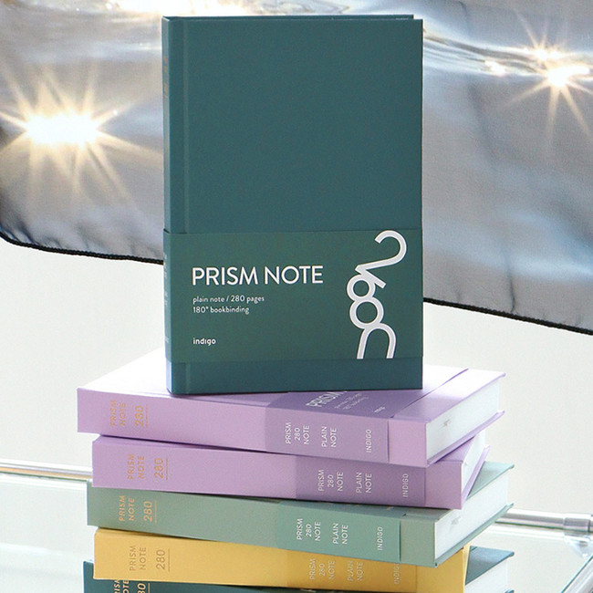 Indigo Prism 280 B6 Hardcover Plain Notebook