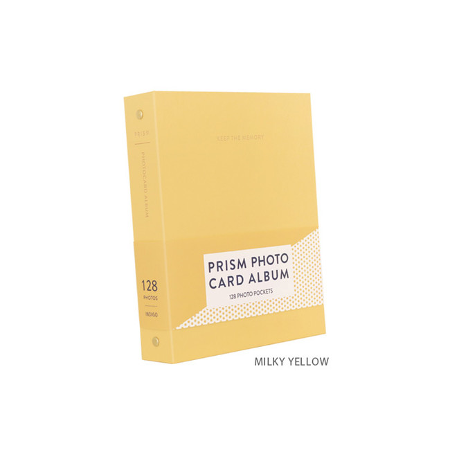 Milky Yellow - Indigo Keep The Memory Slip In Pocket Photo Name Card Album