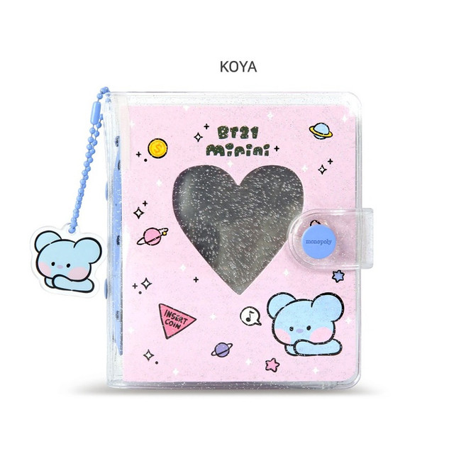 KOYA - BT21 Minini 3-ring Slip In Pocket Photo Card Album