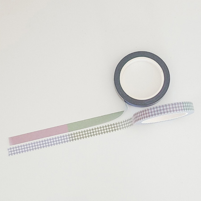 Basic and Check Slim Masking Tape Set