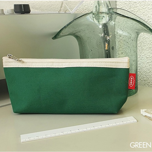 Green - Second Mansion Etudes Zipper Pencil Case Pouch