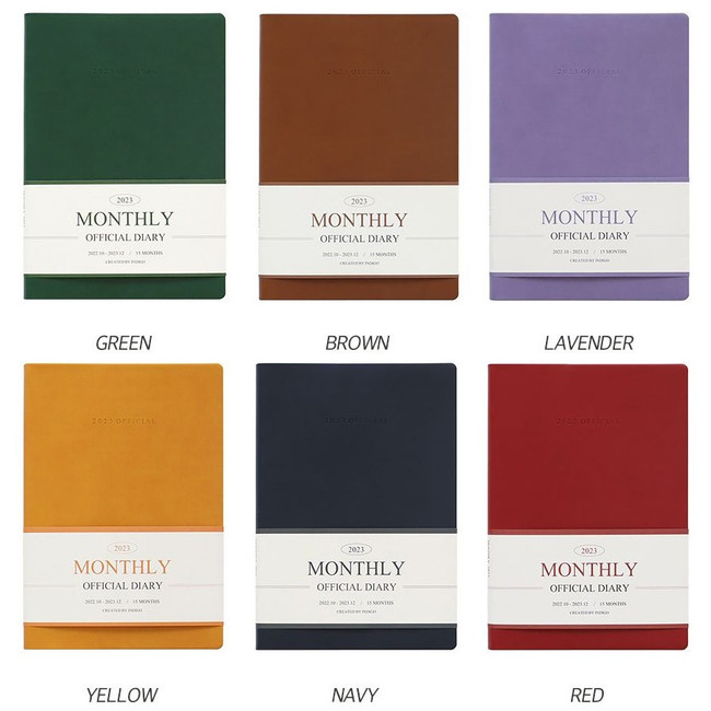 Indigo 2023 Official A5 Dated Monthly Planner Scheduler