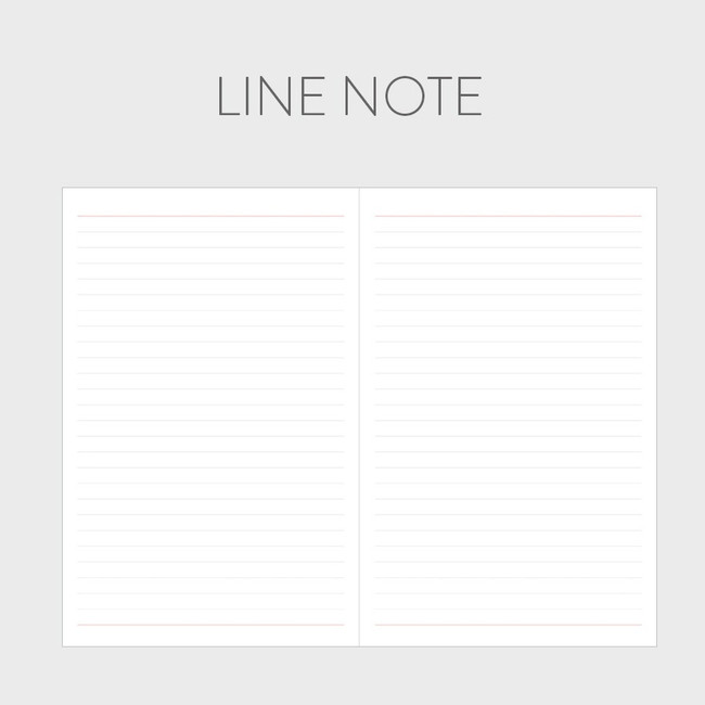 Line note - Indigo 2023 Prism A5 Dated Weekly Diary Planner