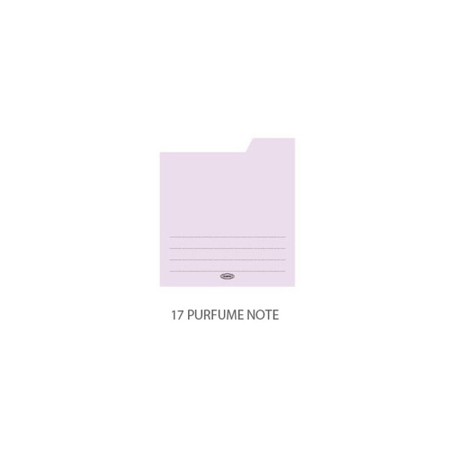 17 perfume half note - Play Obje Moist Grid Medium Index Tracing Sticky Notepad