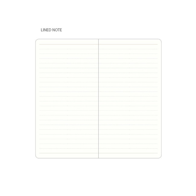 Lined note - 2023 Notable memory long dated weekly diary planner