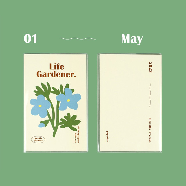 May - Paperian 2023 Life Gardener Dated Weekly Planner Diary