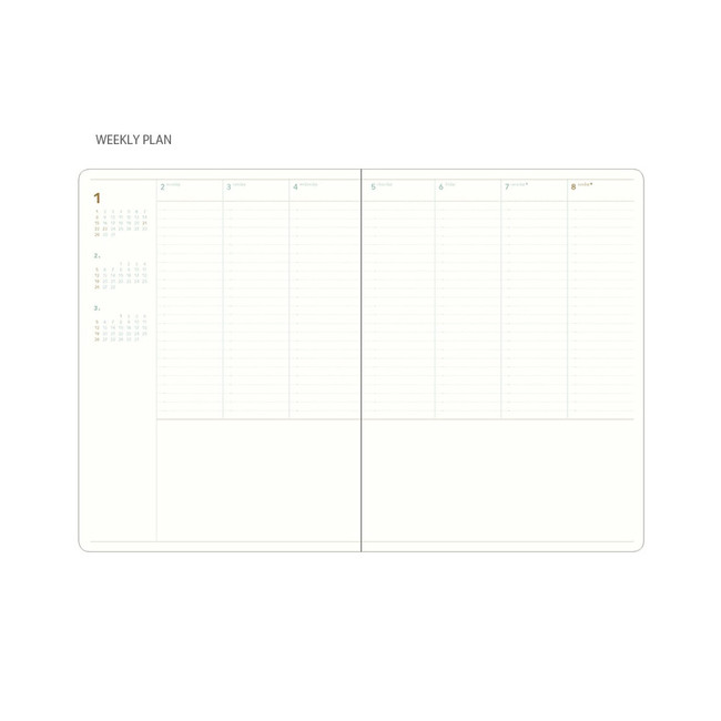 Weekly plan - 2023 Notable Memory A4 Dated Weekly Planner