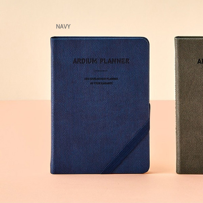 Navy - Ardium 2023 Simple Small Dated Weekly Diary Planner