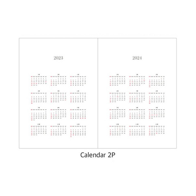 Calendar - 2023 Daily Life A5 Dated Weekly Planner
