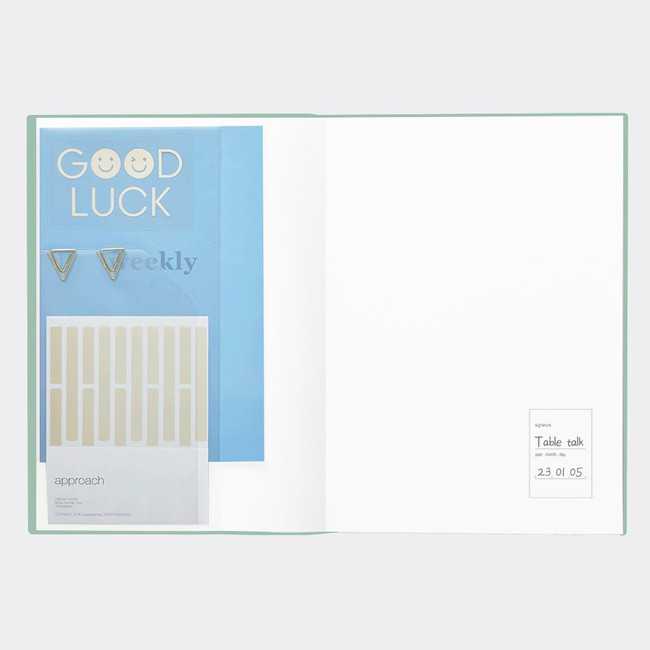 Sticker - 2023 Table Talk B5 Dated Monthly Planner Diary