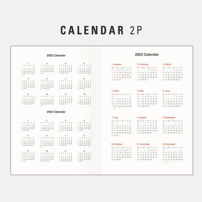 Calendar - 2023 Table Talk B6 Dated Monthly Planner