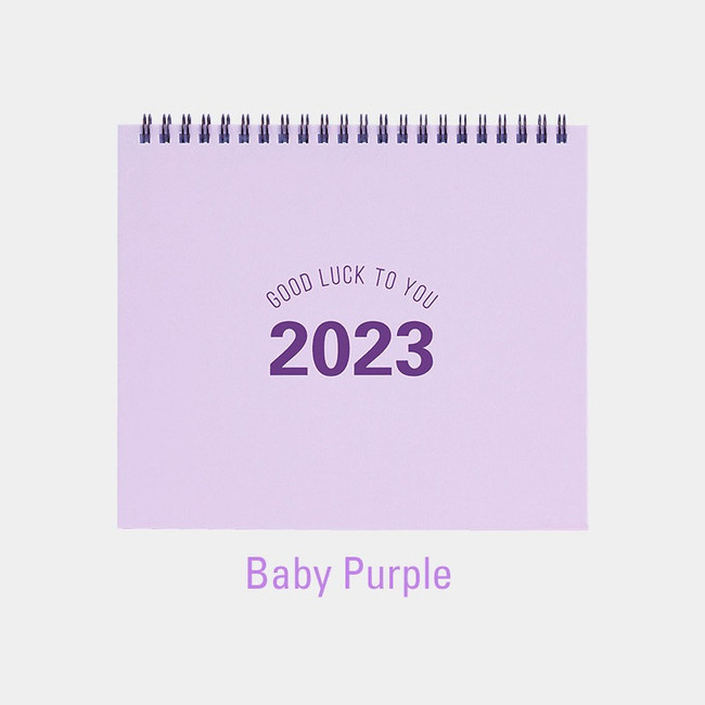 Purple - 2023 Good Luck To You Standing Flip Calendar