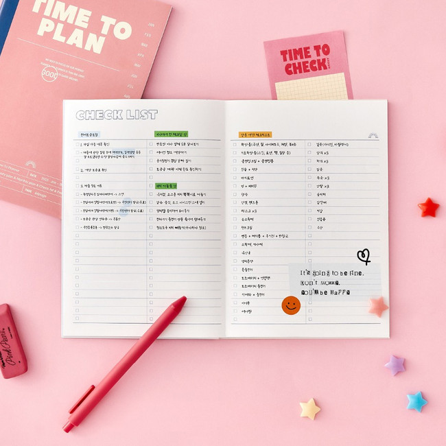 Checklist - 2023 Time To Plan Dated Monthly Planner Scheduler