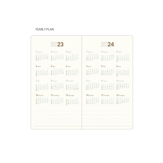 Yearly plan - 2023 Making Memory Handy Dated Weekly Planner