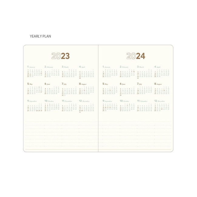 Yearly plan - 2023 Making Memory B6 Small Dated Weekly Planner