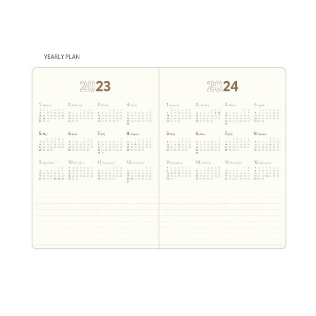 Yearly plan - 2023 Making Memory B6 Small Dated Daily Planner