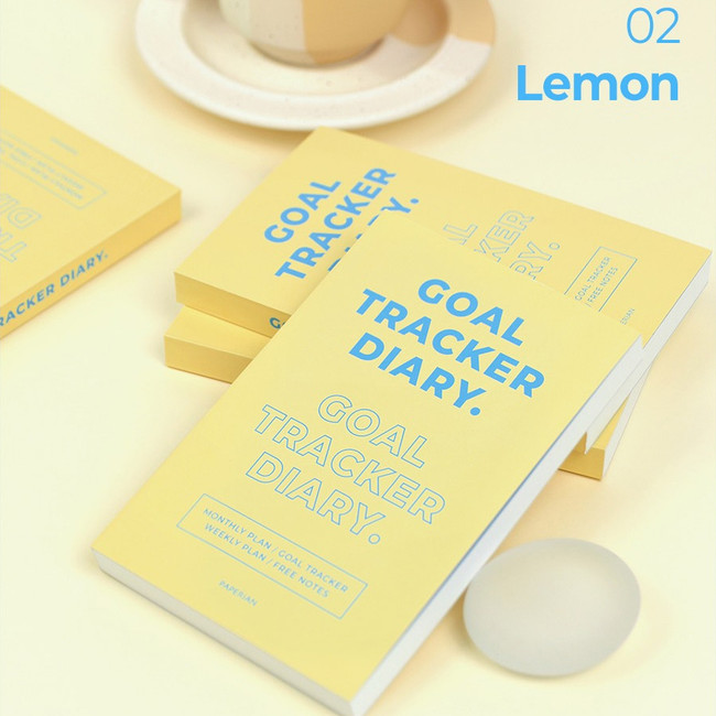 Lemon - Goal Planning Tracker Dateless Weekly Diary Planner