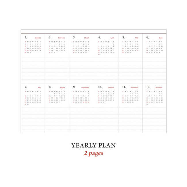 Yearly plan - ICONIC 2023 Journal Journey B6 Dated Weekly Diary Planner