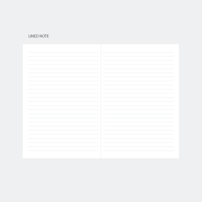 Lined note - 2023 Hello B6 Dated Weekly Planner