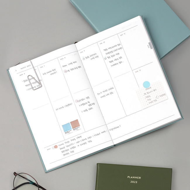 Weekly plan - 2023 Simple Large Dated Weekly Planner