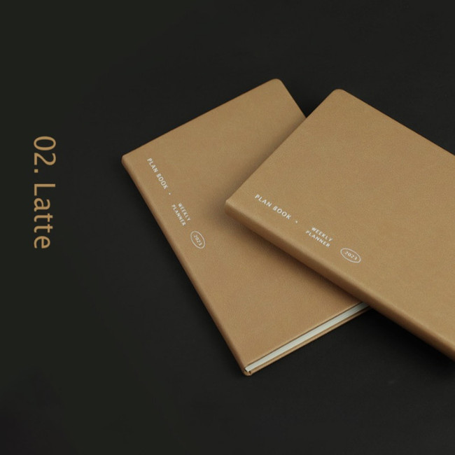 Latte - 2023 Simple B6 Hardcover Dated Weekly Planner