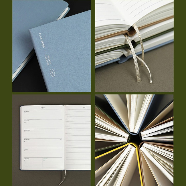 Detail of 2023 Simple B6 Hardcover Dated Weekly Planner