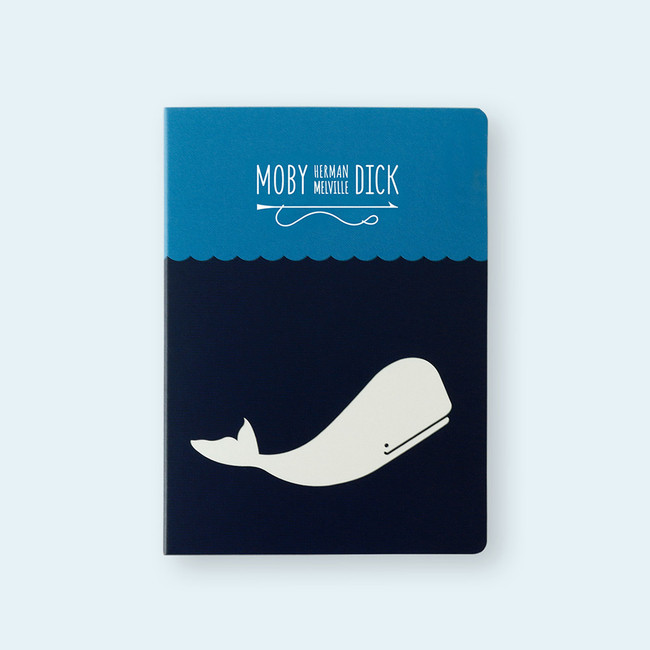 Moby Dick - Bookfriends Literature Grid Blank Sticky Notepad