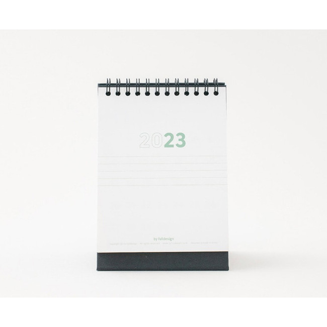 Byfulldesign 2023 Simple Small Standing Flip Desk Calendar