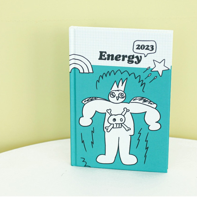 Bluish green - 2023 Energy Hardcover Dated Weekly Diary
