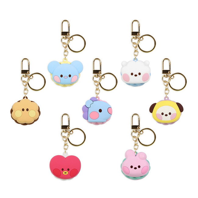 BT21 Minini Macaron Keyring Key Holder