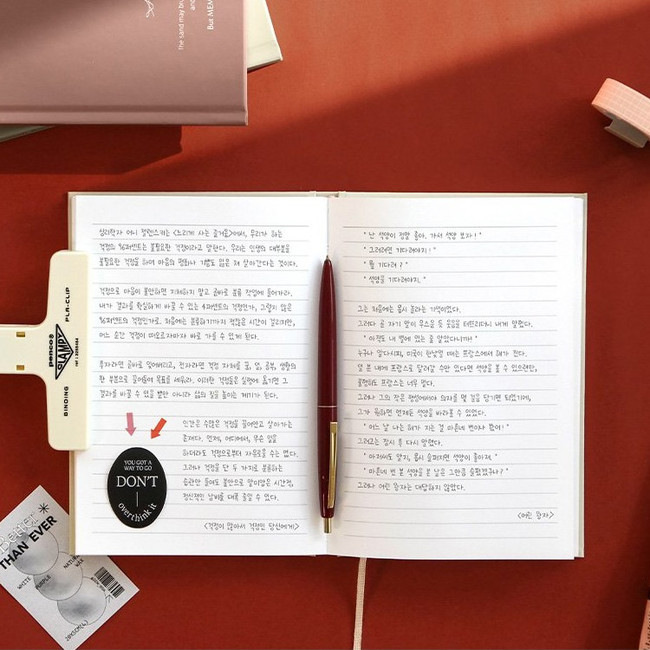 Example of use - Iconic Souvenir B6 Lined Notebook