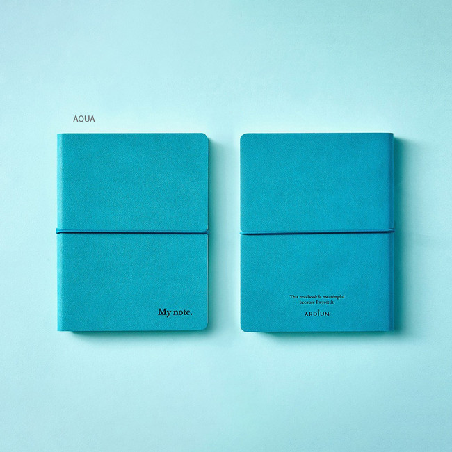 Aqua - Ardium My Note Medium PU Lined Notebook