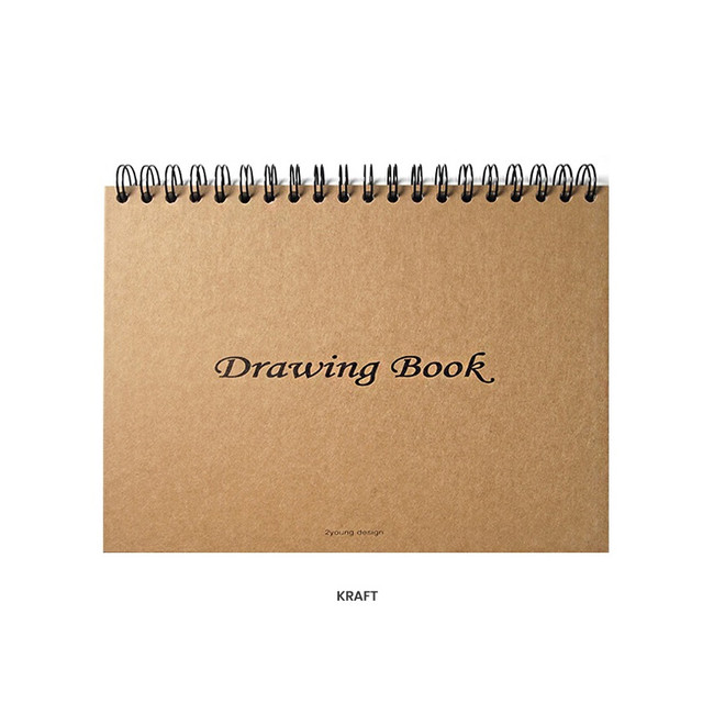 Kraft - Wirebound Drawing Notebook Sketchbook