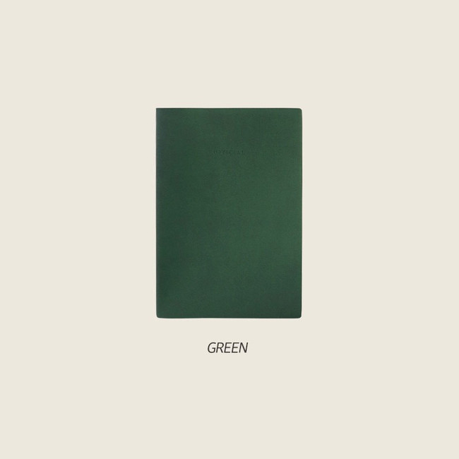 Green - Indigo Official B6 PU Lined Notebook