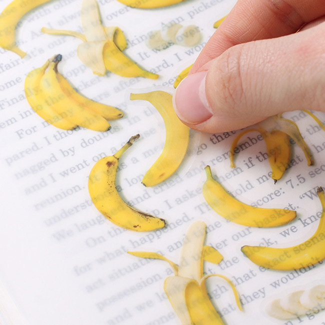 Appree Banana Fruit Clear Sticker